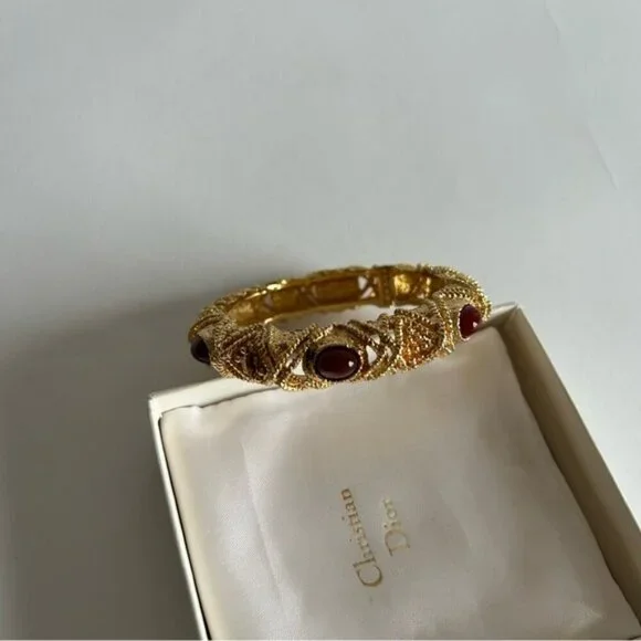 Vintage Christian Dior Henkel Grosse 60's Bangle Bracelet - Picture 4 of 10